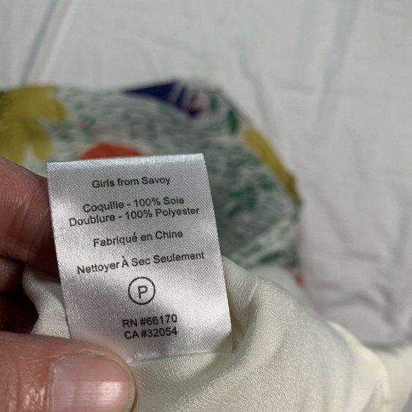 Girls from Savoy Primary Blooms Silk Floral Dress - Picture 10 of 11